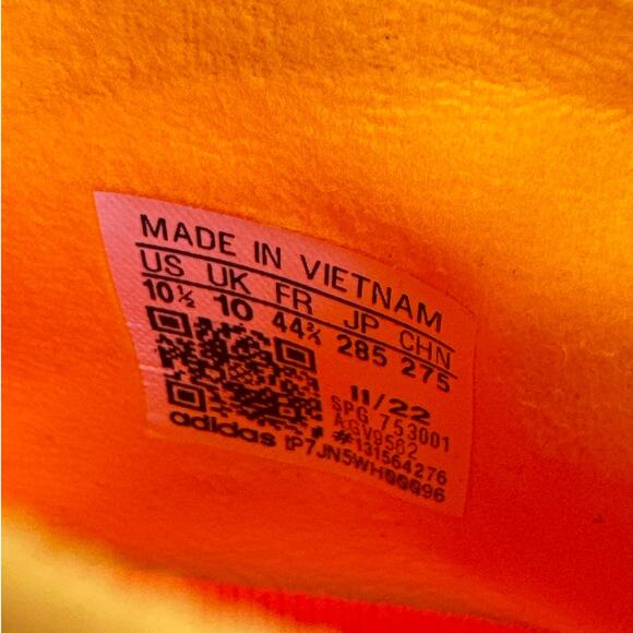 Adidas X Speedportal.2 FG Orange Black Soccer Cleats Mens Size 10.5 (GV9562) - Picture 11 of 11